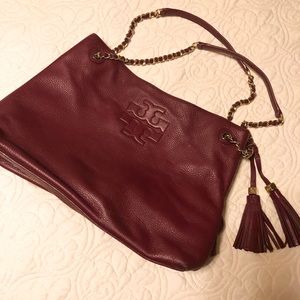 AUTHENTIC TORY BURCH shoulder slouchy tote